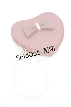 画像1: m petit by misako / ハート型コインケース  アカ O-26-02-26-1077-LO-ZA-OW-ZTK015