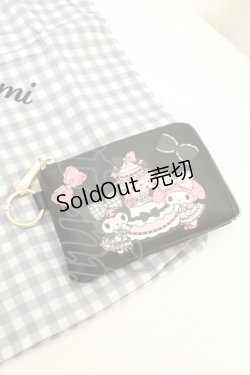 画像2: m petit by misako / サンリオキャラクターズコラボポーチ付きショッピングバッグ  クロ O-26-02-26-1078-LO-BG-OW-OS