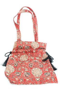 画像2: earth music&ecology / らんま1/2 巾着トートバッグ  アカ O-26-02-26-1085-PU-BG-OW-OS