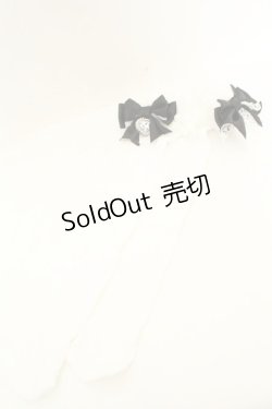 画像1: DearMyLove / ハートパールビジューリボンレースハイソックス  シロ O-26-02-26-1025-EL-ZA-OW-ZT0308C