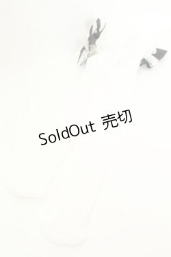 画像3: DearMyLove / ハートパールビジューリボンレースハイソックス  シロ O-26-02-26-1025-EL-ZA-OW-ZT0308C