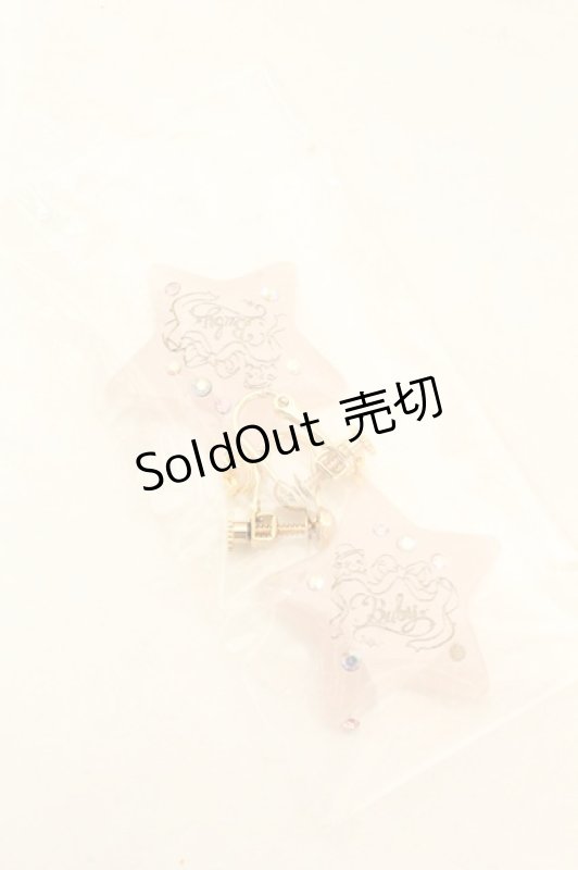 画像1: BABY,THE STARS SHINE BRIGHT / Kira Kira Halloweenイヤリング  ピンク O-26-02-26-1029-BA-BL-OW-ZT639-F005 (1)