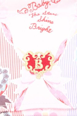 画像2: BABY,THE STARS SHINE BRIGHT / うさくみゃちゃんのおしゃれスウィートタイム柄ハンカチ  ピンク系 O-26-02-26-1031-BA-ZA-OW-OS