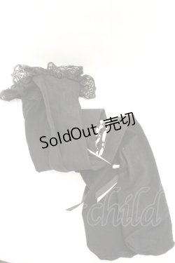 画像4: HANGRY&ANGRY / H&A ANGRY＆KOUMOTITA KNEE HIGH LACE UP SOCKS　ソックス  ブラック×ホワイト O-26-02-26-1037-HN-ZA-OW-OS