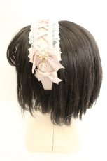 画像2: LIZ LISA / ヘッドドレスライクカチューシャ  ピンク O-26-02-26-1038-LO-AC-OW-ZT639-F004 (2)