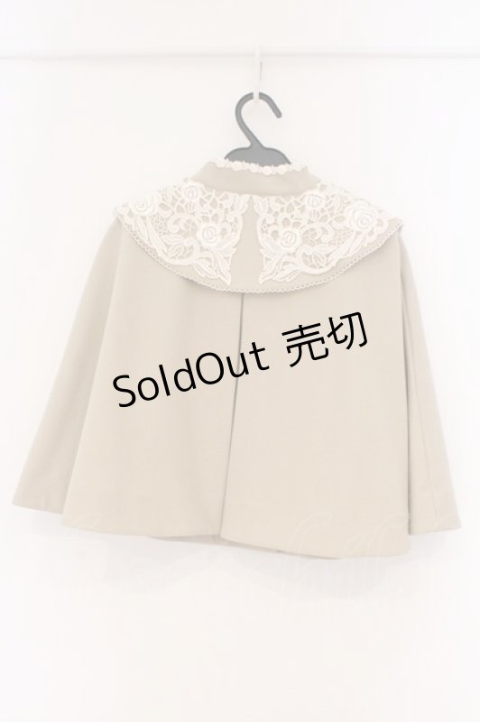 画像5: Innocent World / 白薔薇ケープ M ベージュ O-26-02-26-066-IW-JA-IG-OS (5)