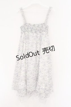 画像3: axes femme / 小花柄2WAYワンピース M オフ×ブルー系 O-26-02-26-080-AX-OP-IG-OS