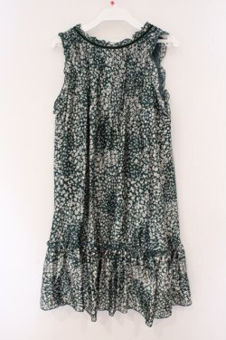 画像2: axes femme / シルエットフラワーワンピース M グリーン O-26-02-26-082-AX-OP-IG-OS