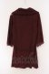 画像2: axes femme / ハイネックスカーフ柄チュニック M ワイン O-26-02-26-084-AX-OP-IG-OS (2)