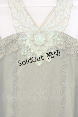 画像2: axes femme / スパンコールホルターキャミソール M グリーン O-26-02-26-013-AX-TO-IG-OS