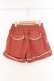 画像2: axes femme / レースパールキュロット  オレンジ O-26-02-26-094-AX-PA-IG-OS (2)