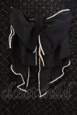 画像2: axes femme / 格子ラメビッグリボンニットソー M クロ O-26-02-26-014-AX-TO-IG-OS