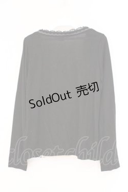 画像3: axes femme / シフォンティアードプルオーバー M クロ×アイボリー O-26-02-26-016-AX-TO-IG-OS