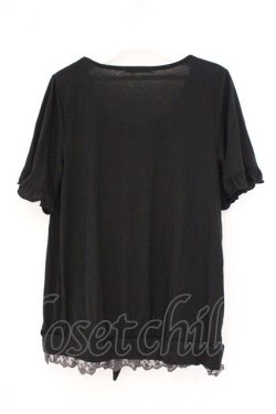 画像3: axes femme / リボンモチーフTシャツ M クロ O-26-02-26-020-AX-TO-IG-OS