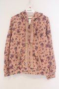axes femme / 小花柄パーカー M ピンク O-26-02-26-024-AX-TO-IG-OS