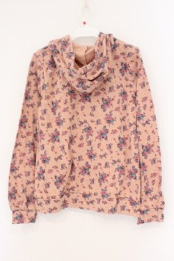 画像2: axes femme / 小花柄パーカー M ピンク O-26-02-26-024-AX-TO-IG-OS