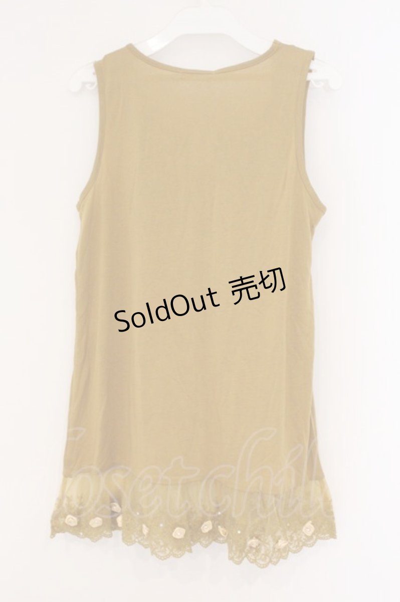 画像3: axes femme / レース配色タンクトップ M イエロー O-26-02-26-031-AX-TO-IG-OS (3)