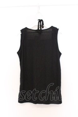 画像3: axes femme / ちょうちょモチーフタンク M クロ O-26-02-27-038-AX-TO-IG-OS