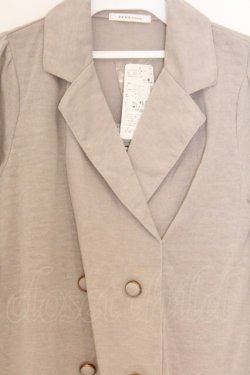 画像2: axes femme / ジャケットレイヤー風プルオーバー M ベージュ O-26-02-27-042-AX-TO-IG-OS