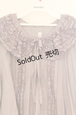 画像2: WONDERFUL WORLD / ピコフリルタックプルブラウス【お直しあり】  パープ O-26-02-27-051-LO-BL-IG-OS