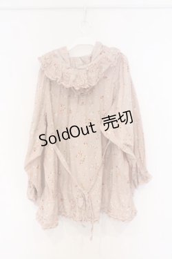 画像3: PINK HOUSE / ローズリースとうさぎ柄フードプルブラウス【お直しあり】  ピンク O-26-02-27-052-LO-BL-IG-OS