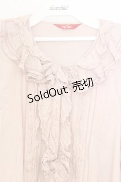 画像2: PINK HOUSE / フリルリボンブラウス【お直しあり】  ピンク O-26-02-27-053-LO-BL-IG-OS