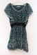 画像1: axes femme / ウエストマーク小花柄ワンピース M グリーン O-26-02-27-010-AX-TO-IG-OS (1)