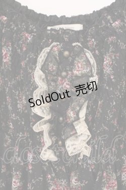 画像2: axes femme / 小花柄ワンピース M クロ O-26-02-27-011-AX-OP-IG-OS