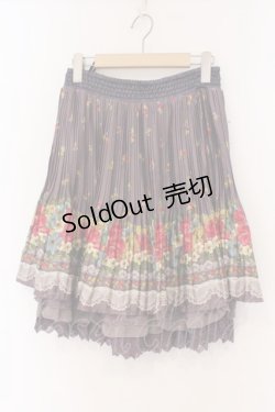 画像1: axes femme / ローズパネルスカート M パープル O-26-02-27-002-AX-SK-IG-OS