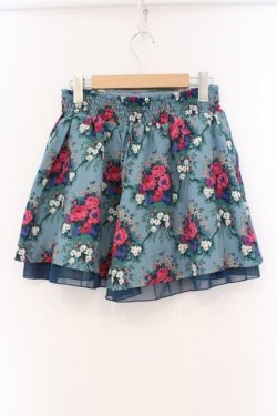 画像3: axes femme / ブーケ柄スカパン M グリーン O-26-02-27-016-AX-PA-IG-OS