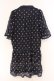 画像3: axes femme / ドットフロッキーボウタイワンピース M ブルー O-26-02-27-025-AX-OP-IG-OS (3)