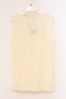 画像3: axes femme / ちょうちょモチーフタンク M アイボリー O-26-02-27-026-AX-TO-IG-OS