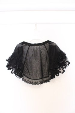 画像3: axes femme / チュールパーティーカーデ M クロ O-26-02-27-030-AX-TO-IG-OS