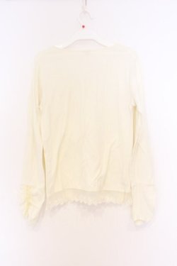 画像3: axes femme / 裾レースインナープルオーバー M キナリ O-26-03-01-032-AX-TO-OW-OS