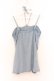 画像3: axes femme / スパンコール使いホルターキャミソール M ブルー O-26-03-01-033-AX-TO-OW-OS (3)