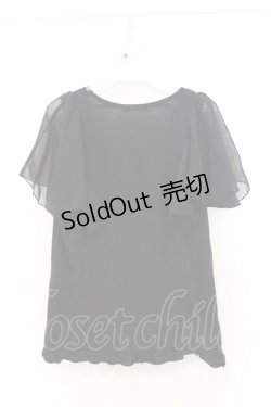 画像3: axes femme / 肩フリルノースリチュニック M クロ O-26-03-01-036-AX-TO-OW-OS