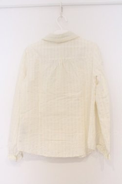 画像3: axes femme / ストライプ柄ブラウス M キナリ O-26-03-01-038-AX-BL-OW-OS