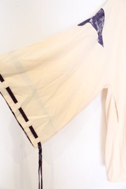 画像3: AXES-X / 光源氏フード付羽織 M キナリ O-26-03-01-004-LO-TO-OW-OS