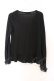 画像3: axes femme / プリーツシフォンリボンニットソー M クロ O-26-03-01-043-AX-TO-OW-OS (3)