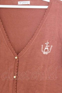 画像2: axes femme / 塔刺繍カーディガン M ピンク O-26-03-01-051-AX-TO-OW-OS
