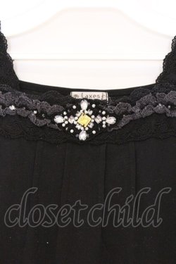 画像2: axes femme / ビジュー使いタンク M クロ O-26-03-01-053-AX-TO-OW-OS