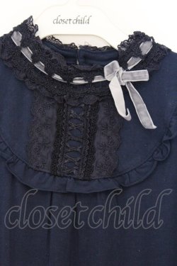 画像2: axes femme / デコラティブタートルプルオーバー M ネイビー O-26-03-01-054-AX-TO-OW-OS