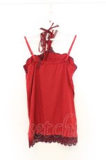 画像3: axes femme / バタフライモチーフホルターキャミ M アカ O-26-03-01-057-AX-TO-OW-OS (3)