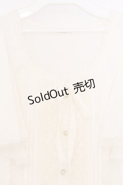 画像2: axes femme / 肩フリルノースリチュニック M キナリ O-26-03-01-066-AX-TO-OW-OS