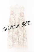axes femme / 花柄ワンピース M キナリ O-26-03-01-074-AX-OP-OW-OS