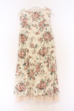 画像3: axes femme / 花柄ワンピース M キナリ O-26-03-01-074-AX-OP-OW-OS