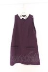 画像1: axes femme / 襟ビジューノースリーブワンピース M パープル O-26-03-01-077-AX-OP-OW-OS (1)