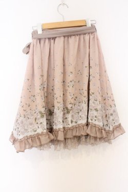 画像3: axes femme / 花柄スカート M ピンク O-26-03-01-081-AX-SK-OW-OS