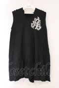 ALGONQUINS / ノースリーブフードワンピース F ブラック O-26-03-01-092-AL-OP-IG-OS