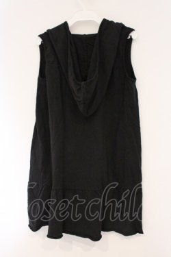 画像3: ALGONQUINS / ノースリーブフードワンピース F ブラック O-26-03-01-092-AL-OP-IG-OS